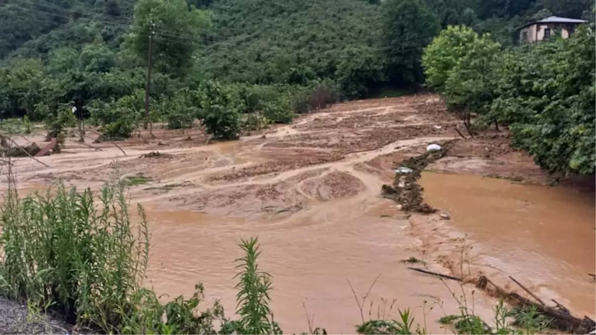 Giresun\'da sel: Ev ve iş yerleri su altında kaldı, mahsur kalanlar tahliye edildi