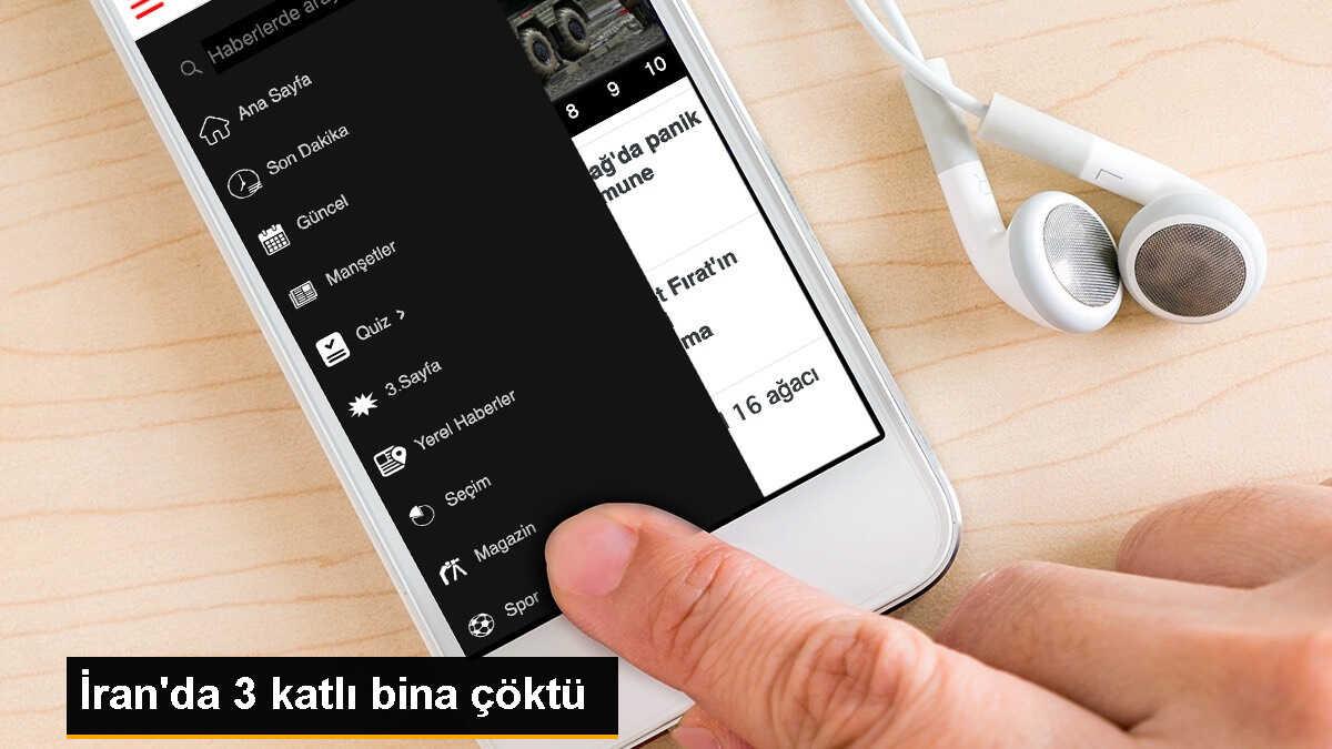 İran\'da 3 Katlı Bina Çöktü: 1 Ölü, 2 Yaralı