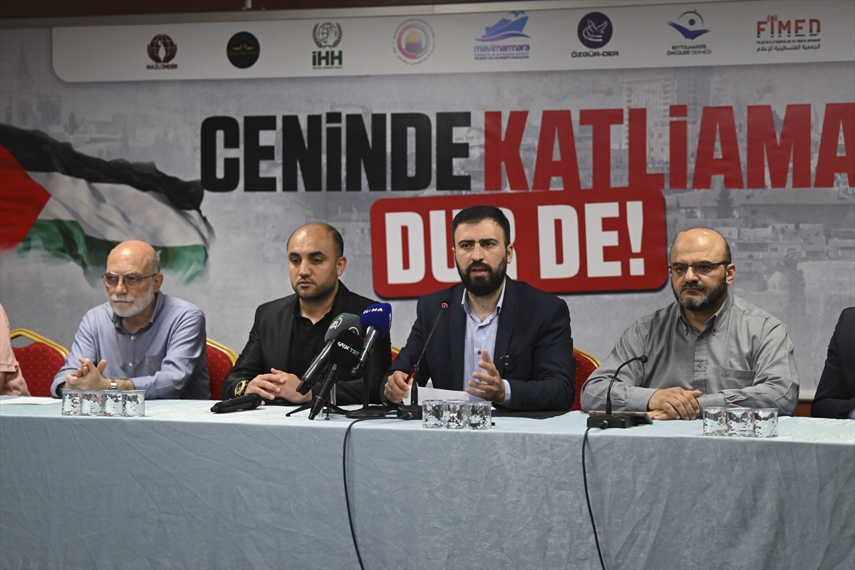 İstanbul\'daki STK\'lar İsrail\'in Cenin saldırılarına karşı boykot çağrısı yaptı