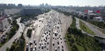Mahmutbey gişelerinde bayram öncesi trafik hareketliliği