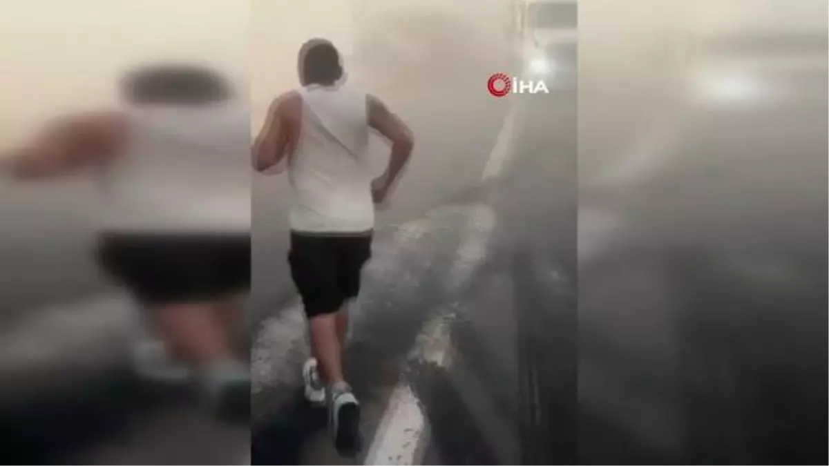 Meksika'da kum fırtınası zincirleme kazaya neden oldu: 7 yaralı