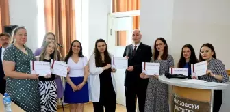 Niş'te Türkçe öğrenen 200 kişiye sertifikaları takdim edildi