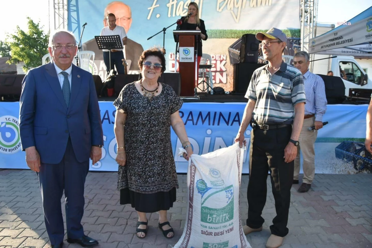 Tekirdağ Büyükşehir Belediyesi 7. Hasat Bayramı\'nı kutladı