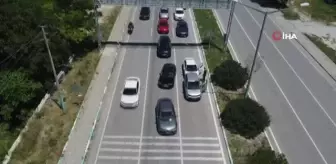 Afyonkarahisar'da Bayram Trafik Yoğunluğu