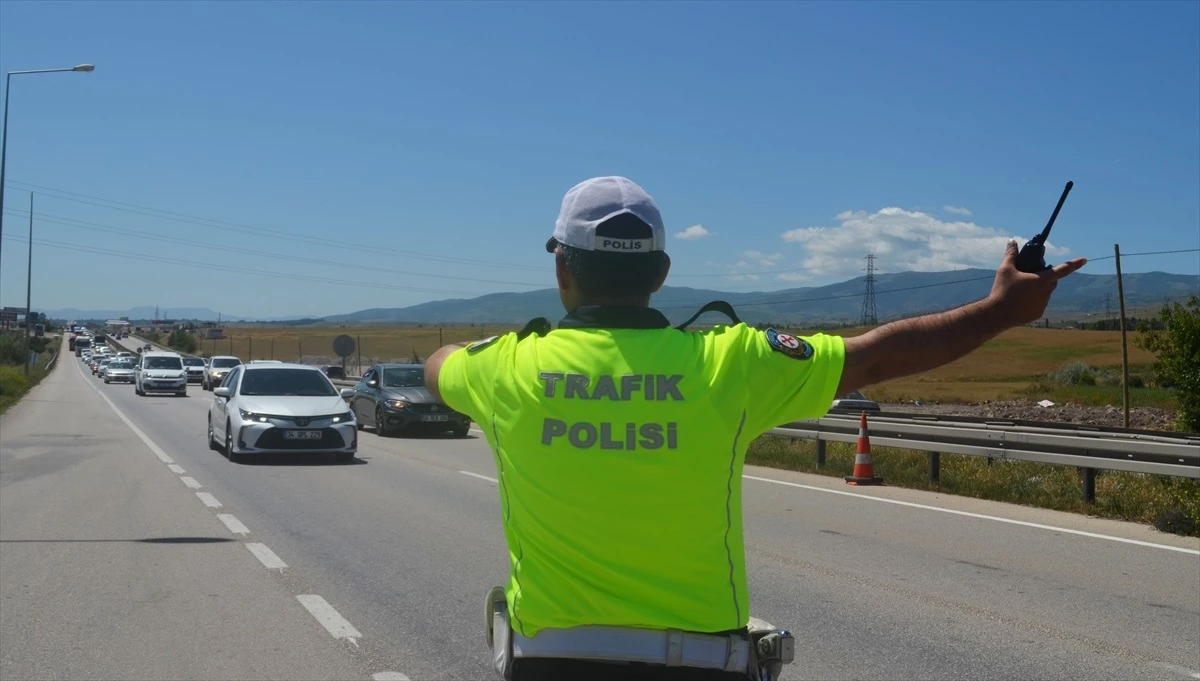 Amasya\'da Kurban Bayramı öncesi trafik denetimleri