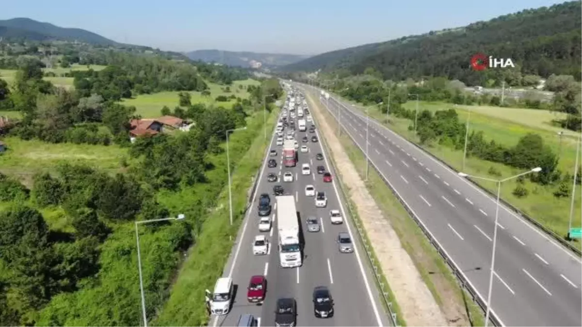 Ankara istikameti durma noktasına geldi: Bayram tatili için yollara akın ettiler