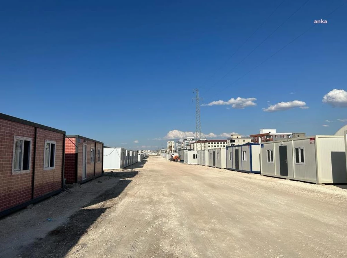 İzmir Büyükşehir Belediyesi, Adıyaman\'da ikinci konteynerkenti tamamladı