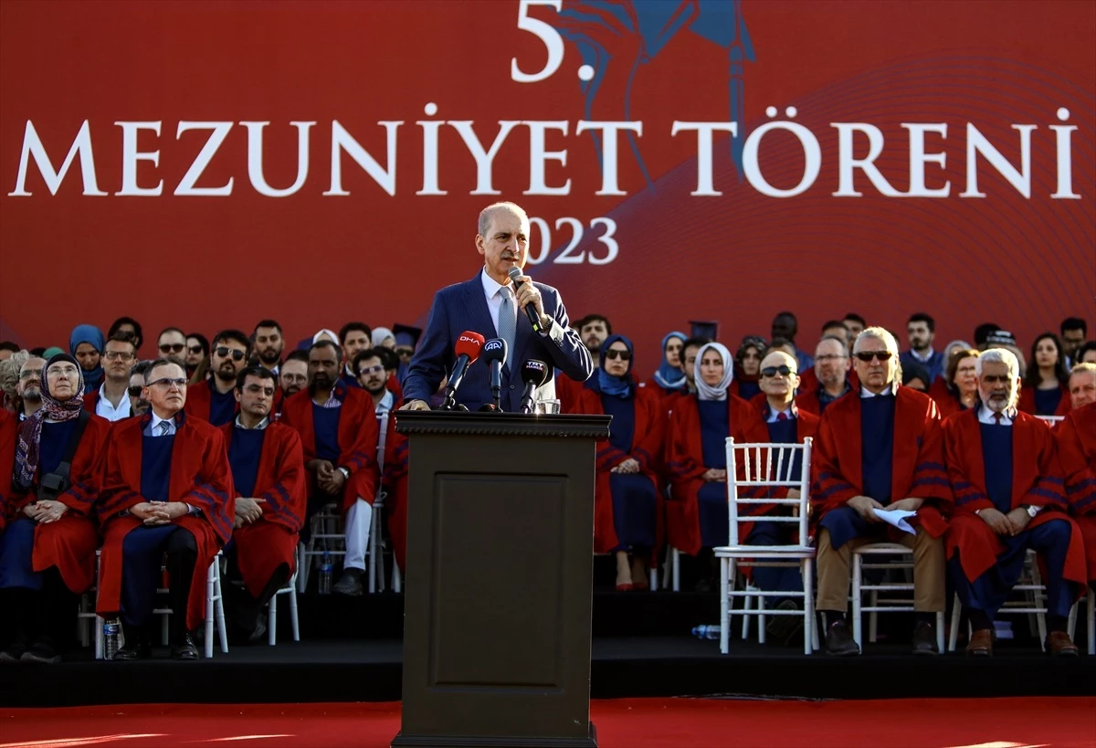 TBMM Başkanı Kurtulmuş, İbn Haldun Üniversitesi Mezuniyet Töreni\'nde konuştu Açıklaması