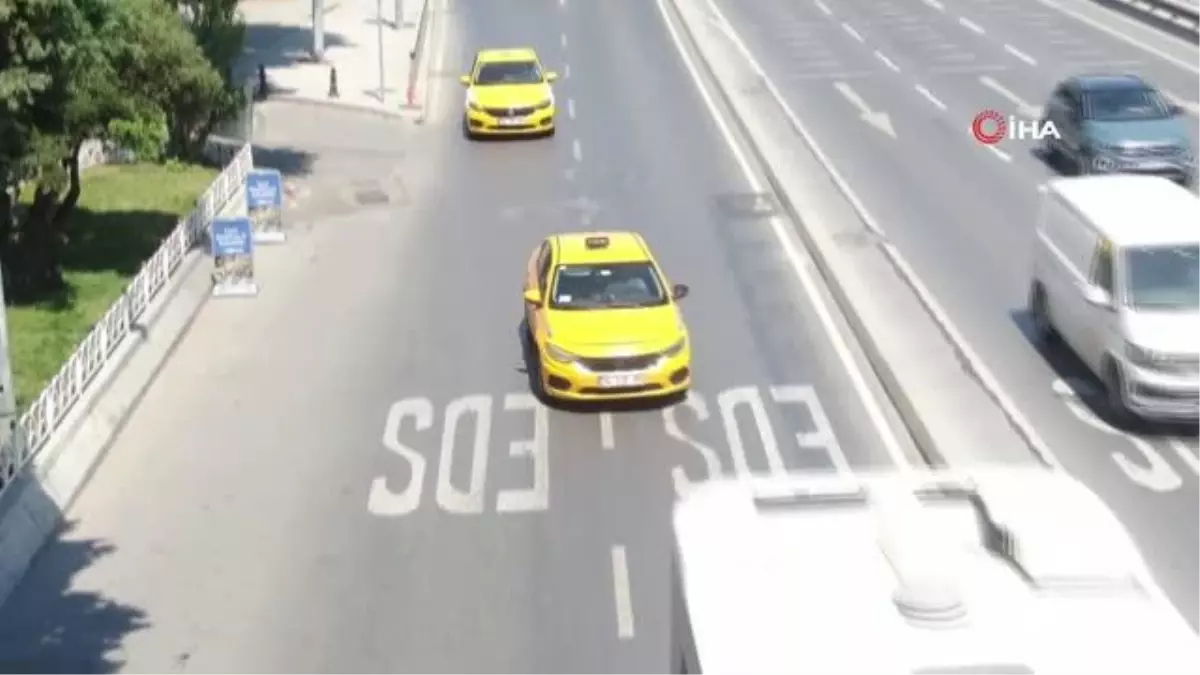 Bakırköy\'de Dron ile Trafik Denetimi