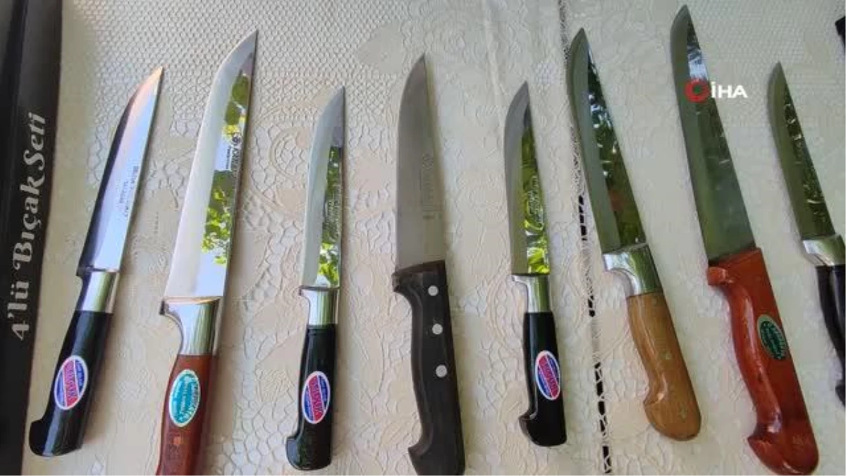Denizli\'de Kurban Bayramı için bıçaklar hazırlandı