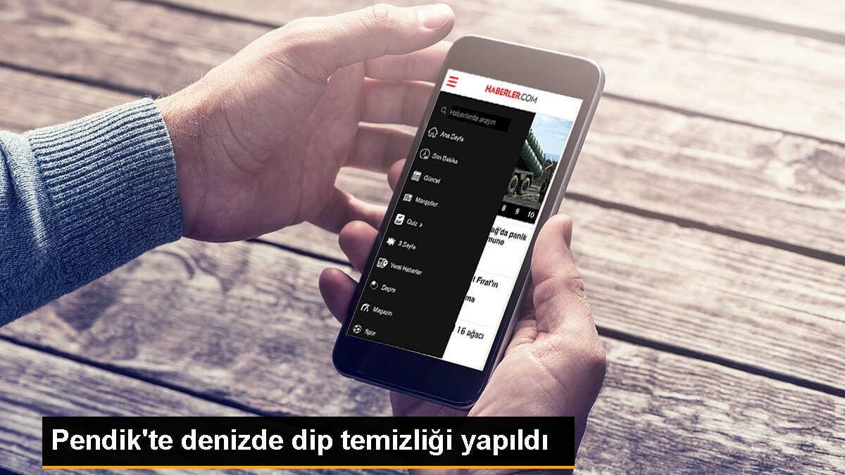 Pendik Belediyesi, Denizde Dip Temizliği Yaptı