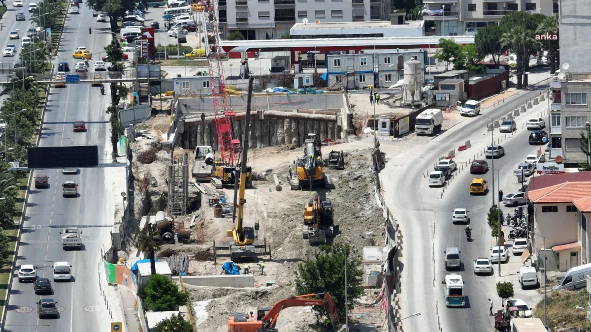 İzmir\'de Üçyol-Buca Metro hattında çalışmalar hızla devam ediyor