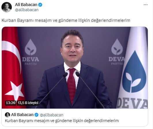 Özdağ'dan Babacan'ın 'Seçimi Helalinden Kazanmış 15 Vekilimiz Var ...