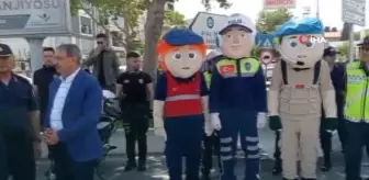 Vali Şıldak sürücüleri uyardı, bayram hediyesi verdi