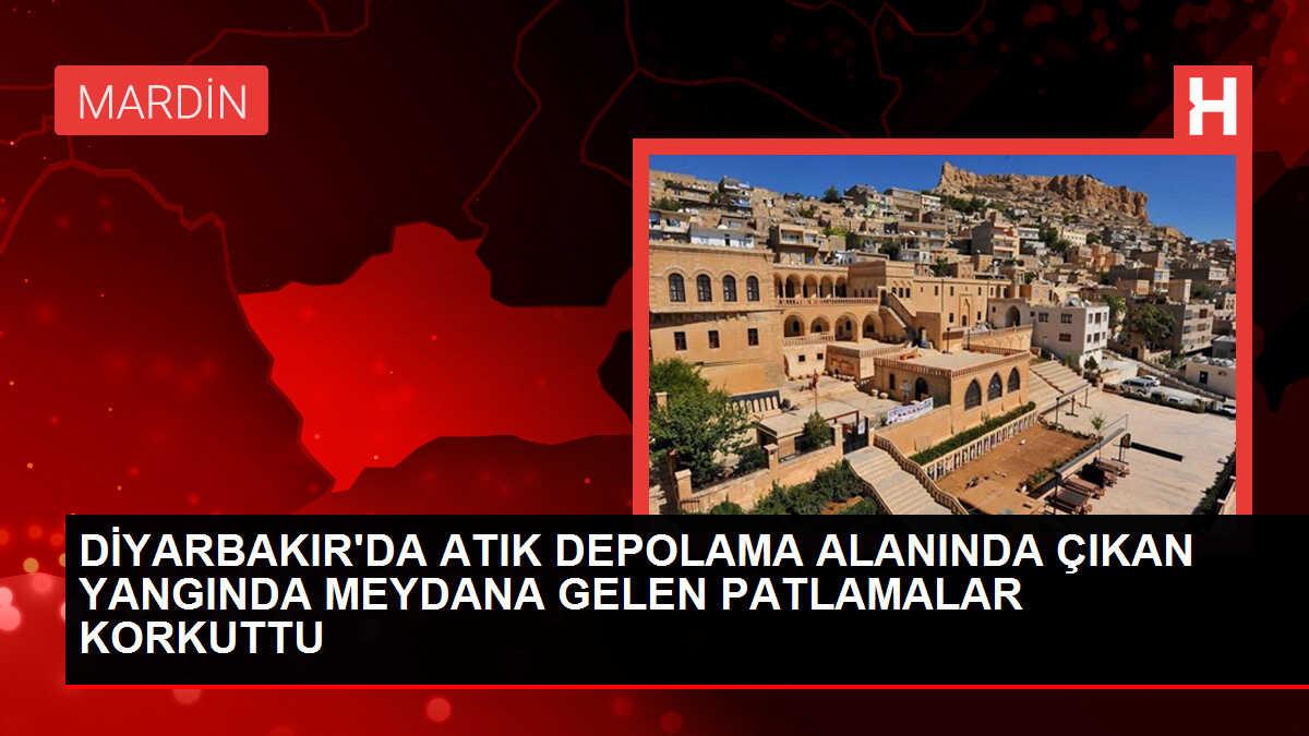 Diyarbakır'da Atık Depolama Alanında Yangın ve Patlama