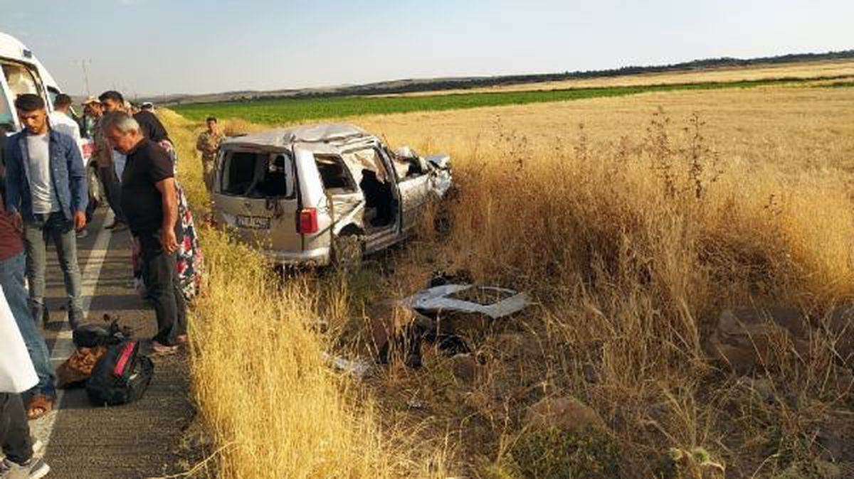 Diyarbakır\'da trafik kazası: 1 ölü, 7 yaralı