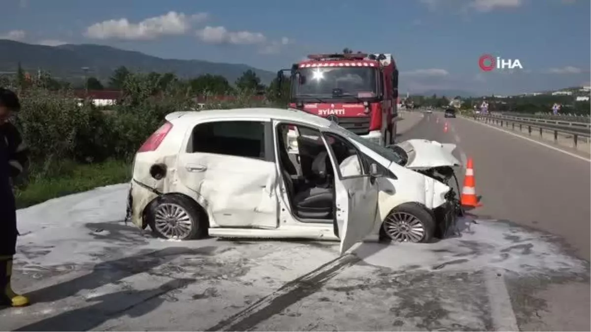 Tokat\'ta hurdaya dönen araçtan sürücü yaralanmadan kurtuldu