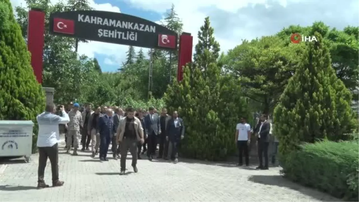 Kahramankazan\'da Şehitler Kurban Bayramı Öncesi Unutulmadı