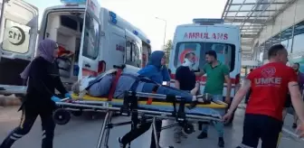 Samsun Bafra'da Otomobillerin Çarpışması Sonucu 1 Bebek ve 5 Kişi Yaralandı