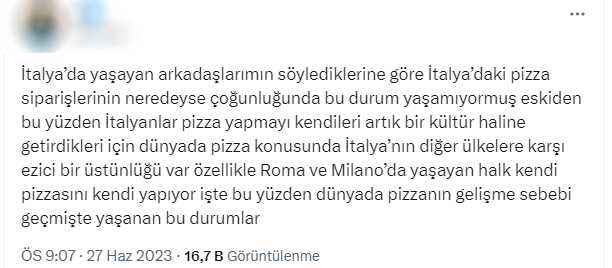 Siparişe çıkan kurye motoru sağa çekip pizzadan bir dilim yedi, son hareketi geometri dersi gibi Siparişe çıkan kurye motoru sağa çekip pizzadan bir dilim yedi, son hareketi geometri dersi gibi