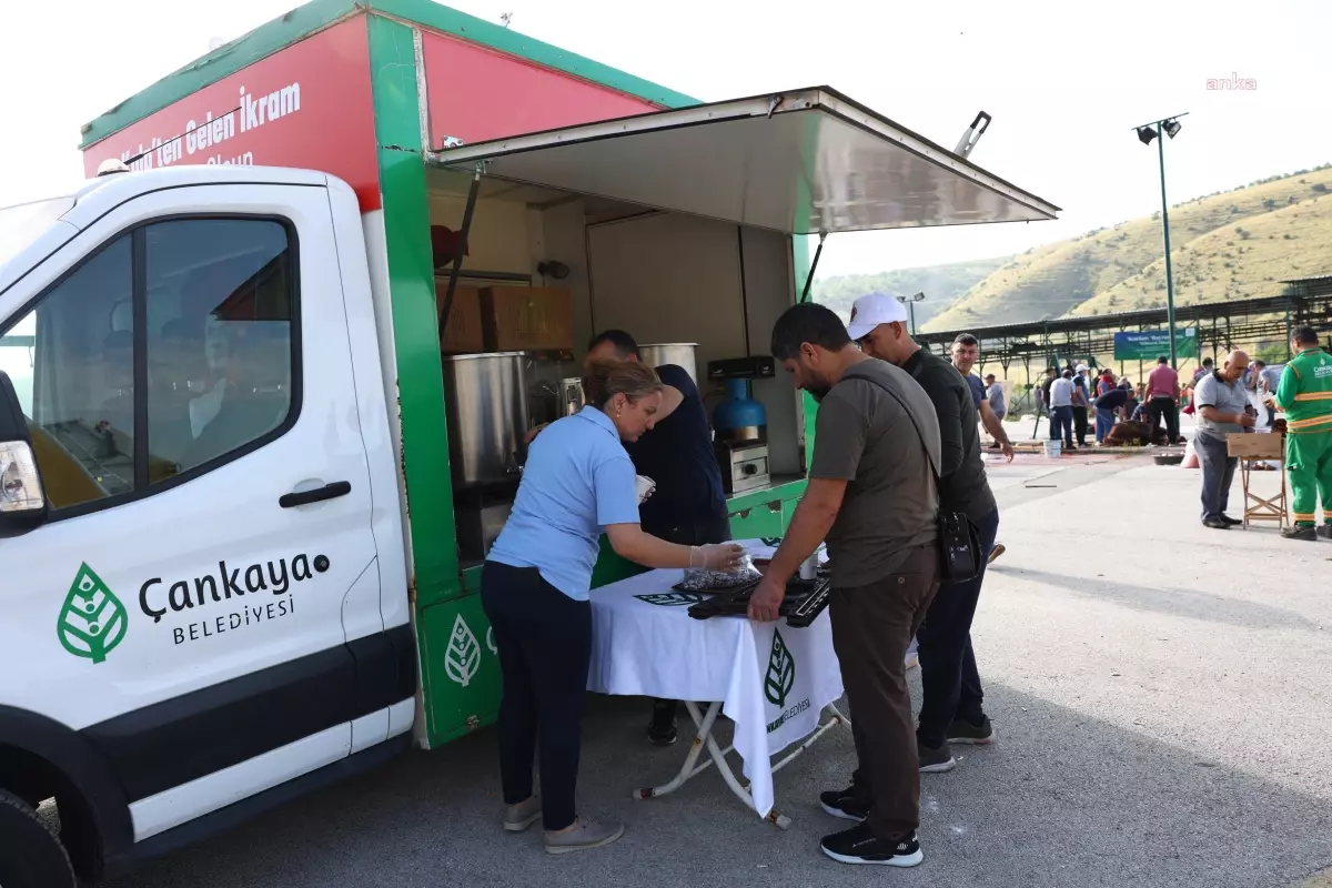 Çankaya Belediyesi, Yeşilkent Mahallesi Mühye\'ye kurduğu kurban satış ve kesim alanında çalışmalarını tamamladı