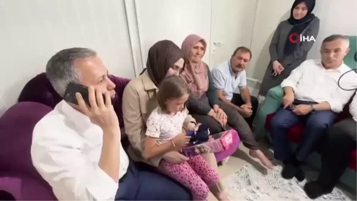 Cumhurbaşkanı Erdoğan depremzede aile ile telefonda görüştü