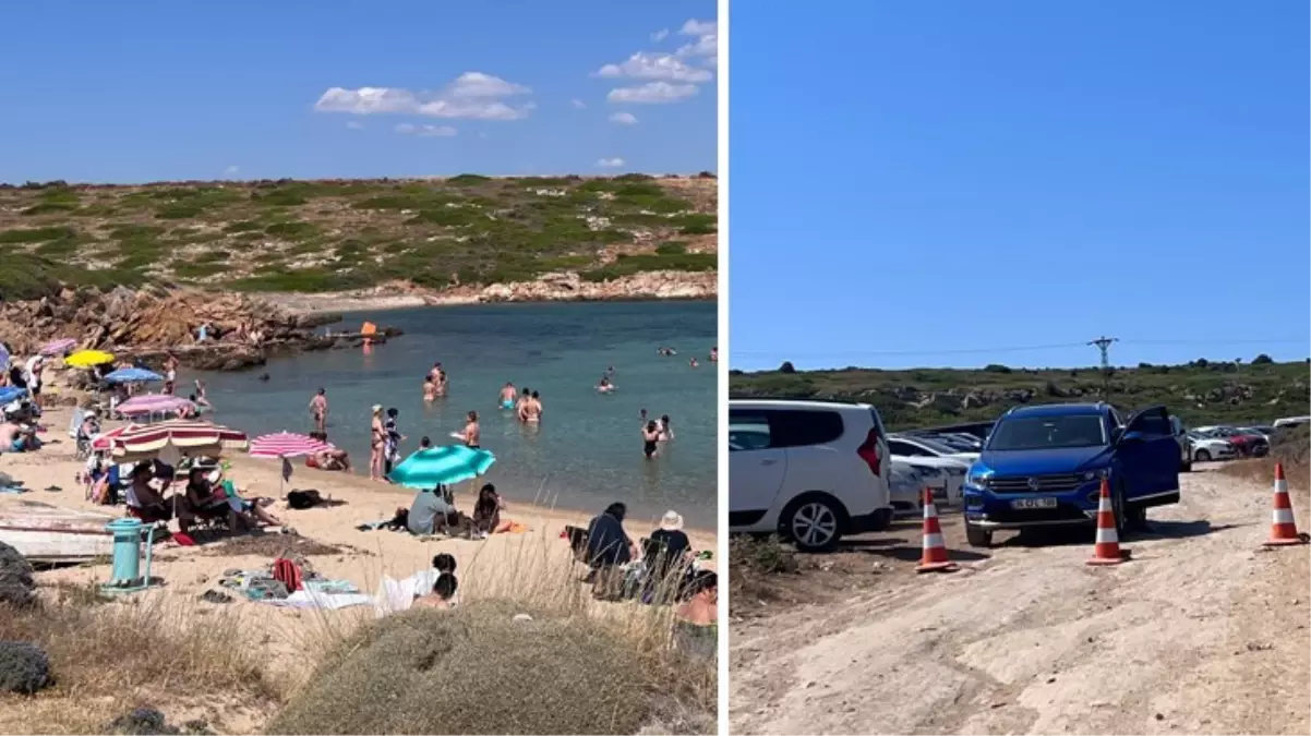 Turizm cenneti Bozcaada\'da Akvaryum Koyu\'na giriş ücreti krizi yaşandı