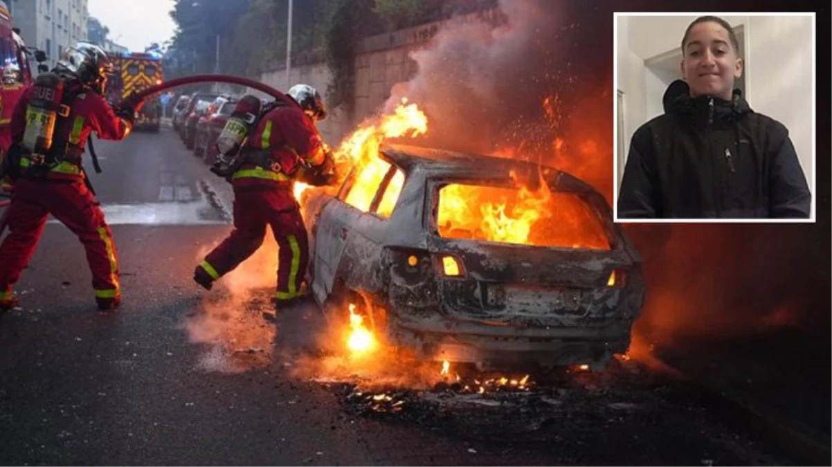 Fransa\'da polisin açtığı ateş sonucu 17 yaşındaki sürücü hayatını kaybetti