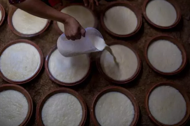 Nepal Sakinleri Ulusal Çeltik Günü Öncesinde Yoğurtlarını Mayalıyor