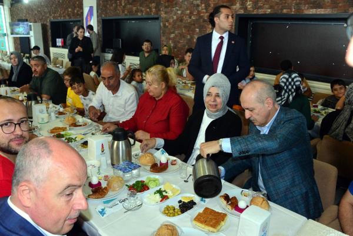 TBMM Başkanı Numan Kurtulmuş, Kahramanmaraş\'ta Depremzedelerle Bayramlaştı