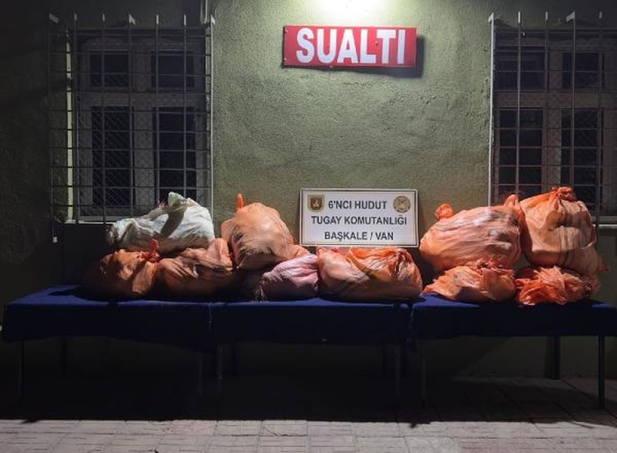 Van\'da 340,5 Kilogram Uyuşturucu Ele Geçirildi
