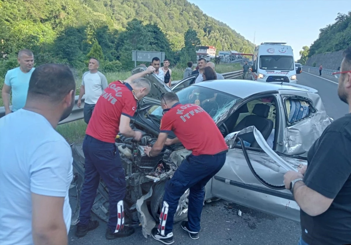 Zonguldak\'ta trafik kazasında 1 kişi hayatını kaybetti, 1 kişi yaralandı