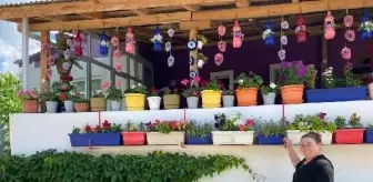 Erzurum'da Bir Kadın Evini Botanik Bahçesine Dönüştürdü