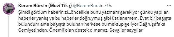 Darüşşafaka'ya bağış yapan Kerem Bürsin, öğrencileree tam burs verecek