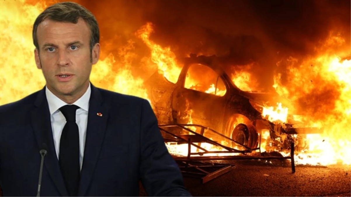 Fransa\'da Polis ve Göstericiler Arasında Çıkan Olaylarda 150 Kişi Gözaltına Alındı! Macron Halkı "Sükunet\'e" Çağırdı