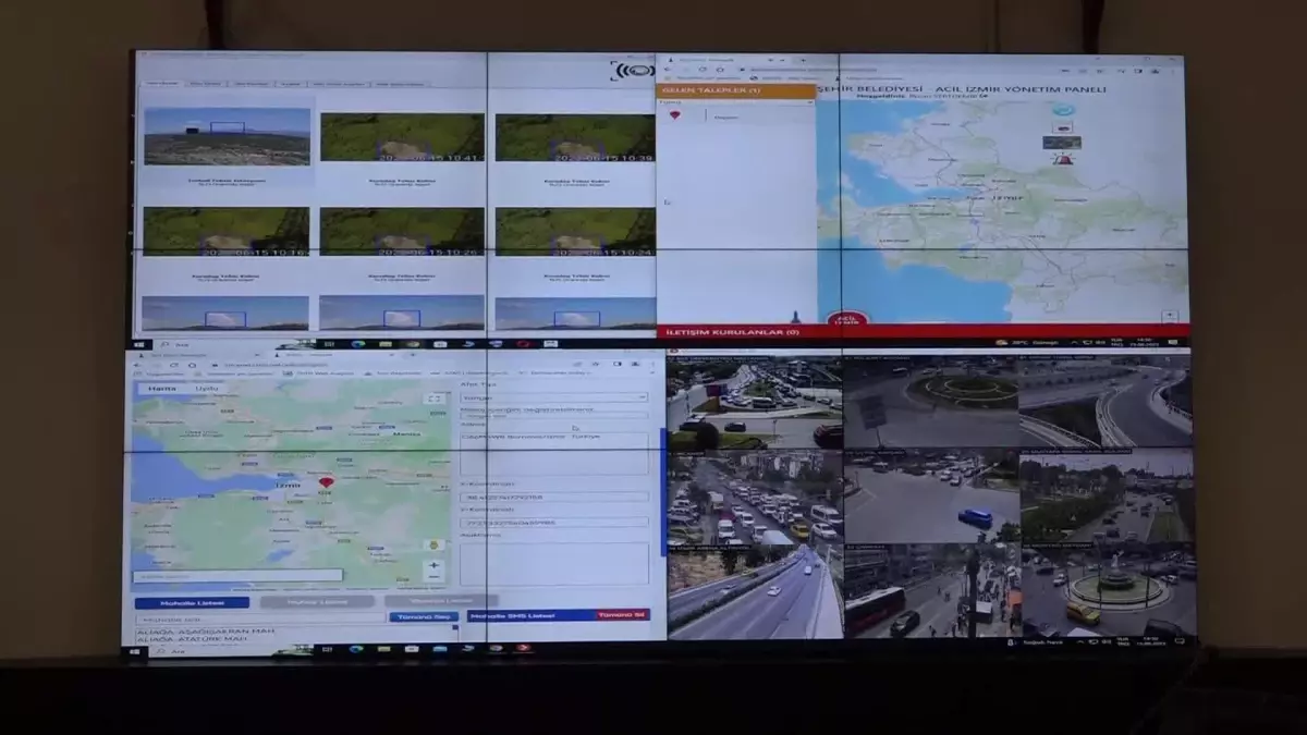 İzmir Büyükşehir Belediyesi Acil Durum Bilgilendirme Sistemi Devreye Aldı