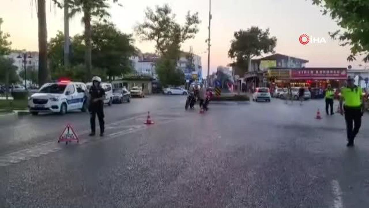 Mudanya'da Kurban Bayramı trafiği denetlendi