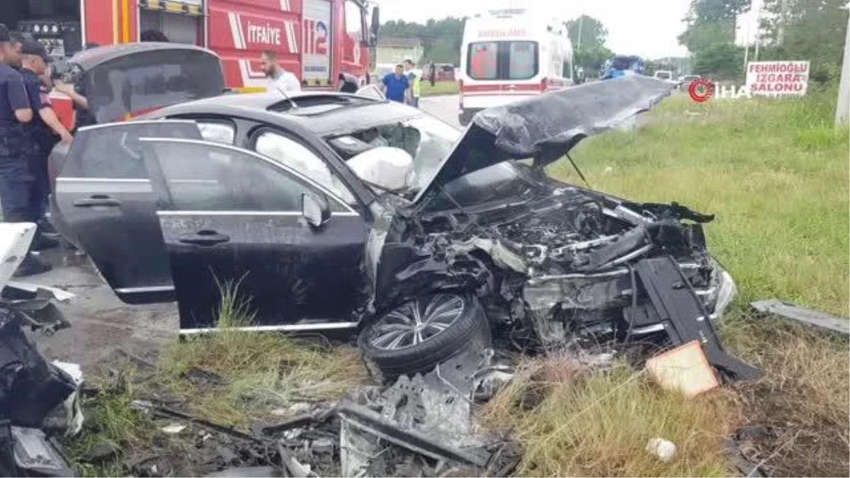 Samsun\'da zincirleme trafik kazası: 7 yaralı