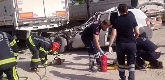 Denizli'de tır kazası: 2 ölü! Kaza yapan sürücü kalp krizi geçirmiş