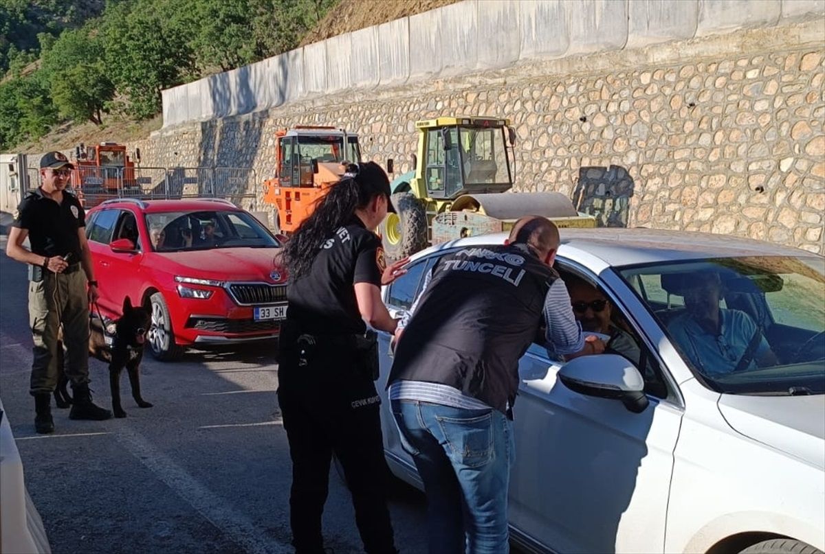 Tunceli\'de uyuşturucuyla mücadele kapsamında denetimler gerçekleştirildi