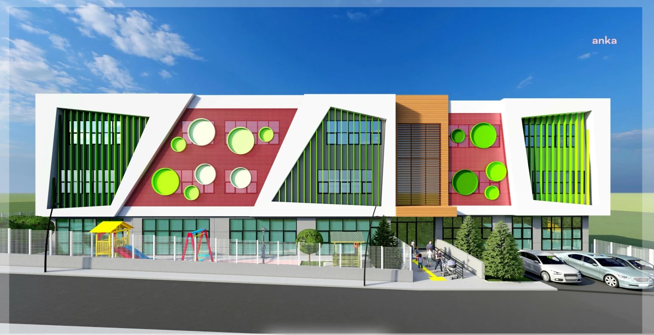 Ankara Büyükşehir Belediyesi, Sincan\'da Kreş ve Çocuk Etkinlik Merkezi İnşaatını Sürdürüyor