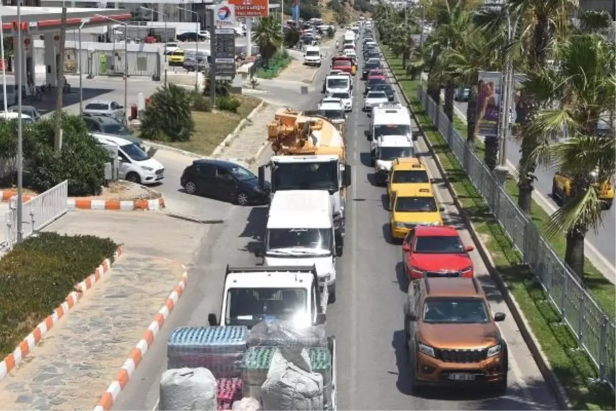 Bodrum\'a 3,5 Günde 50 Binden Fazla Araç Giriş Yaptı