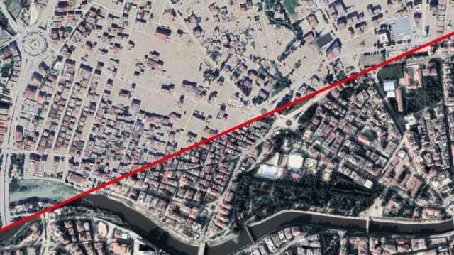 Kahramanmaraş depremi sonrası Hatay'da yıkımın izleri uydu fotoğraflarında