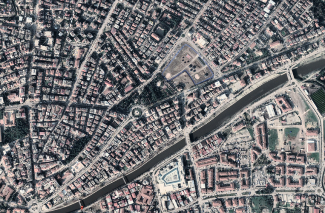 Kahramanmaraş depremi sonrası Hatay'da yıkımın izleri uydu fotoğraflarında