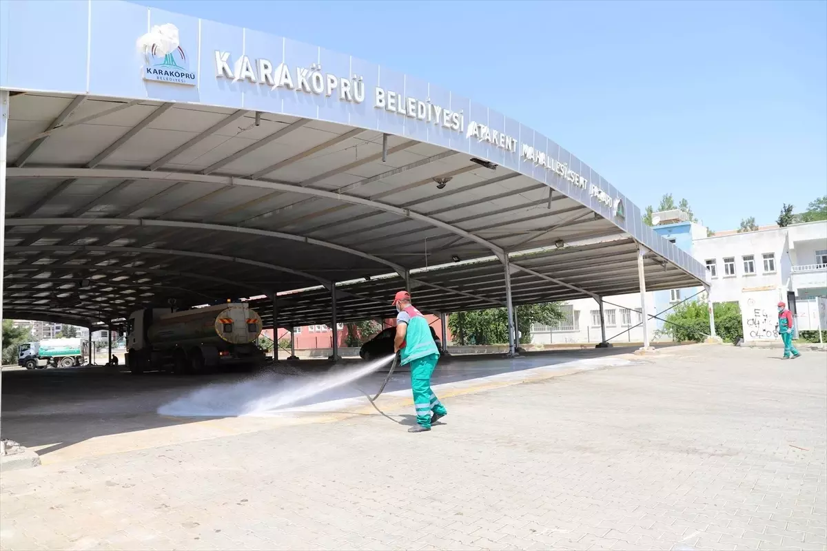 Karaköprü Belediyesi Kurban Kesim Yerlerini Temizledi