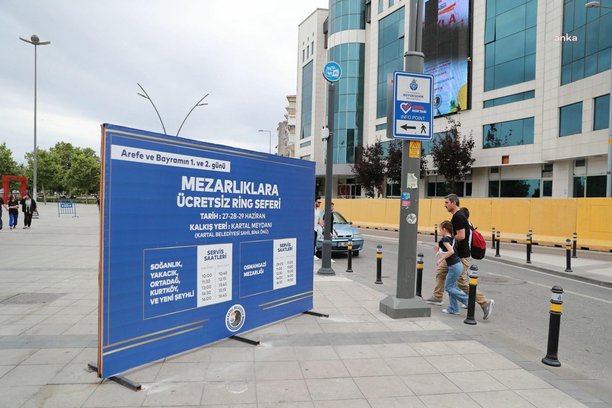 Kartal Belediyesi, Bayramda Vatandaşlara Hizmet Vermeye Devam Ediyor