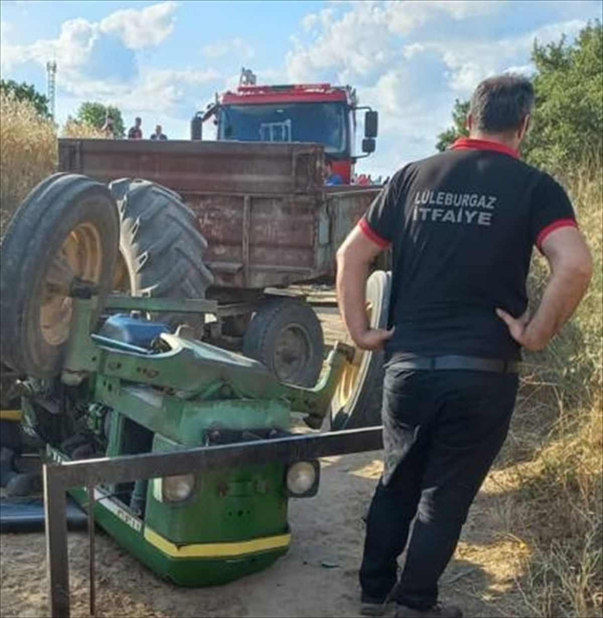 Lüleburgaz\'da traktör kazası: Bir çocuk hayatını kaybetti