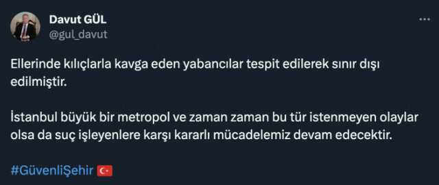 Samuray kılıçları ile kavga eden yabancılar sınır dışı edildi Samuray kılıçları ile kavga eden yabancılar sınır dışı edildi