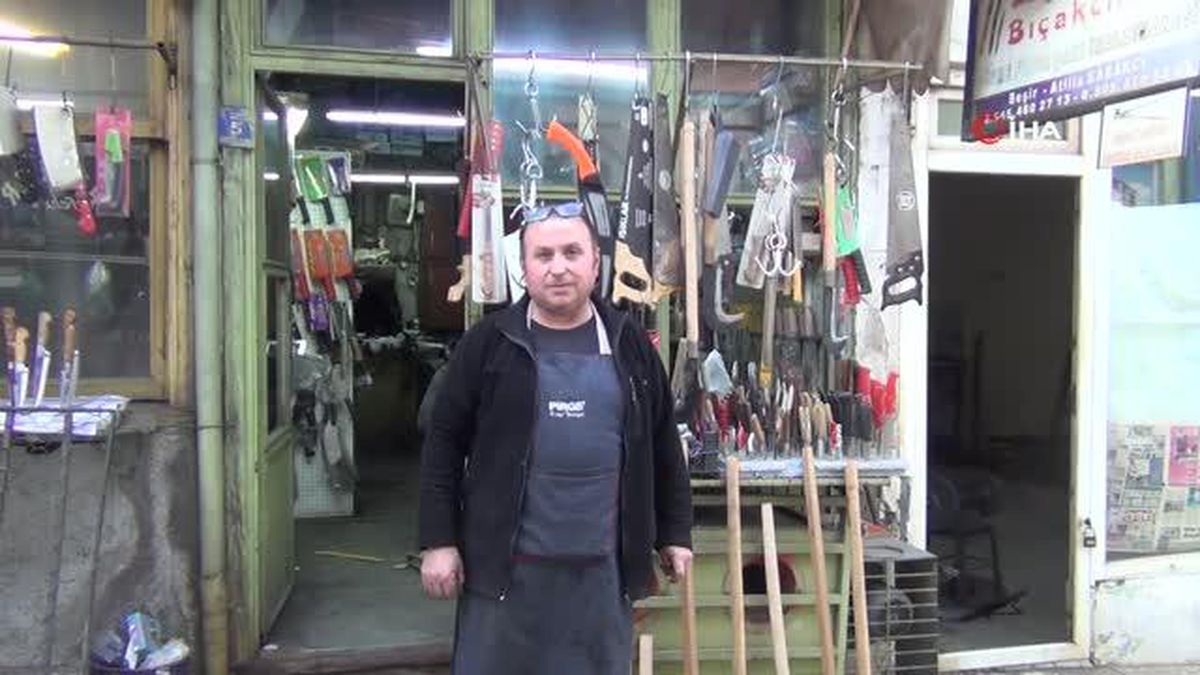 Dede Mesleği Bıçakçılığı 3 Kuşaktır Sürdürüyor