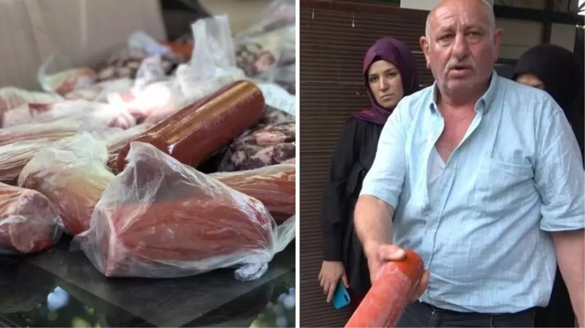 Kurbanlık hissesi yerine salam verdiler! Vatandaşları kandıran baba-oğul gözaltında